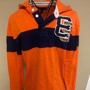 Tommy Hilfiger Boys XL Hooded Shirt